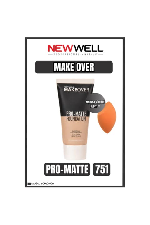 نیو ول Makeover Pro-matte فونداسیون 751