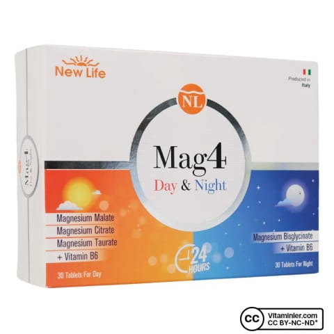 نیو لایف Mag4 روز و شب 60 قرص