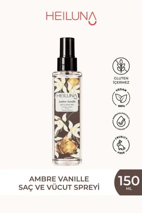 Heiluna Ambre Vanille اسپری مو و بدن 150 میلی‌لیتر