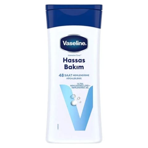 Vaseline لوسیون بدن مراقبت حساس برای پوست خشک، بسیار خشک و حساس 200 ml