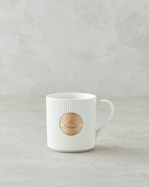 ماگ Goldie Eye New Bone China ۳۷۰ میلی‌لیتر سفید-طلایی