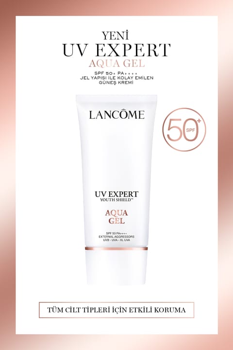 کرم ژل ضدآفتاب Lancome UV Expert Youth Shield Aqua Gel SPF 50 حجم ۵۰ میلی‌لیتر