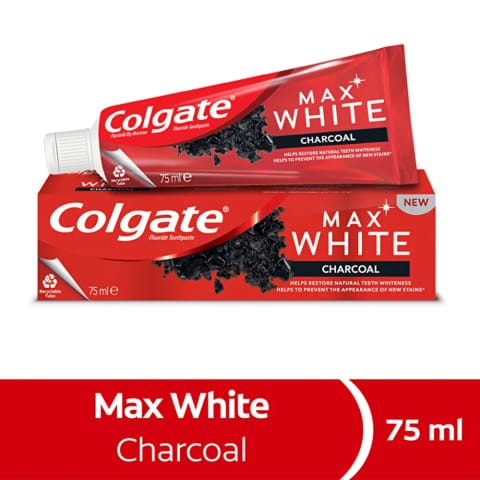 خمیردندان Colgate Max White Charcoal 75 میلیلیتری
