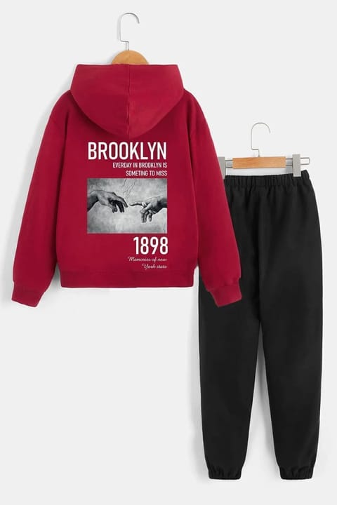 ست ورزشی بچگانه uyguntarz مدل 1898 Brooklyn طرحدار