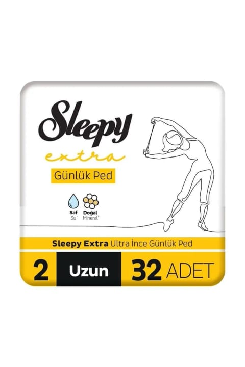 Sleepy لاینر روزانه فوق نازک بلند ۳۲ عددی