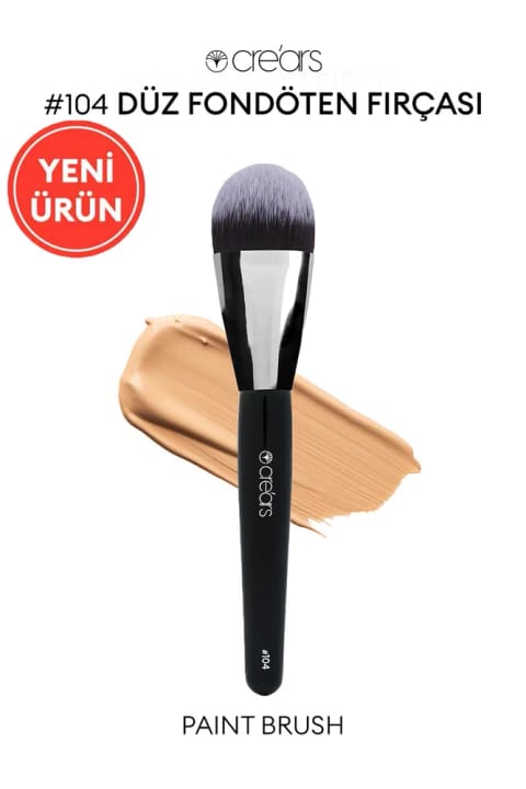 براش تخت فونداسیون Cre'ars مدل Face Paint Brush #104