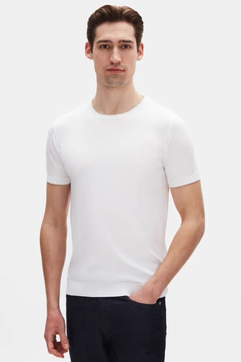 D'S Damat Ds Damat Regular Fit کرم ساده تابستانه تیشرت تریکو ریون
