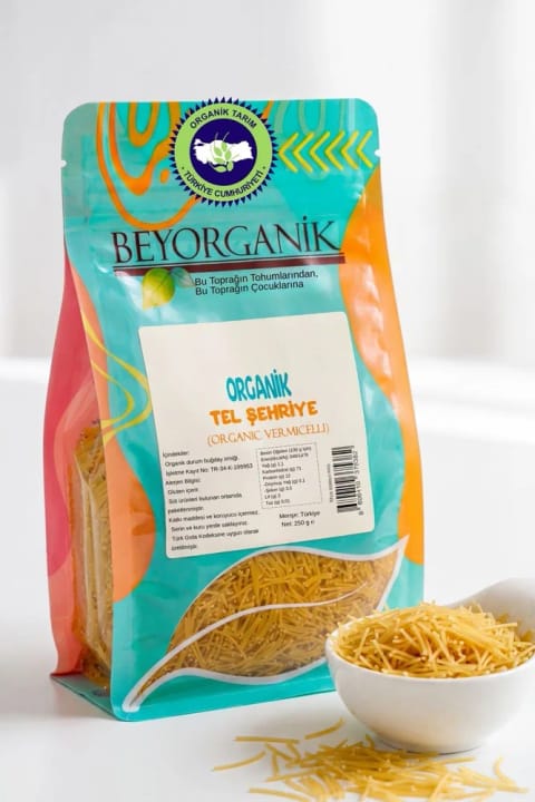 BEYORGANİK ارگانیک رشته مویی ۲۵۰ گرم (آنالیز شده از نظر آفت‌کش)