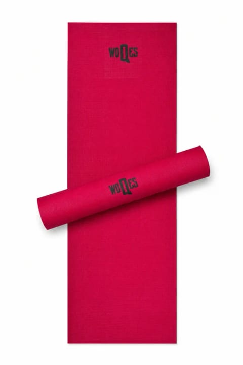 تشک Pilates و فیتنس PVC WOQES 6mm - قرمز