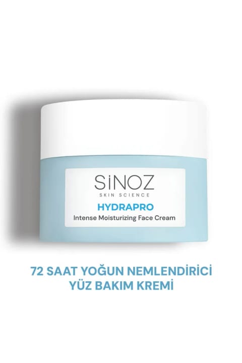 SİNOZ Hydrapro کرم مرطوبکننده شدید صورت بر پایه آب ۷۲ ساعته ۵۰ میلیلیتر