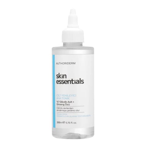 Authoriderm تونیک لایه‌بردار AHA بازسازی‌کننده پوست ۲۰۰ میلی‌لیتر