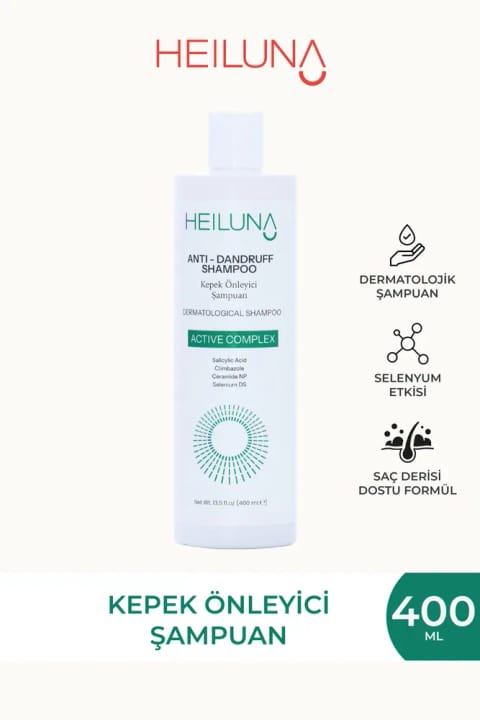 Heiluna Kepek Önleyici Şampuan Salisilik Asit ve Selenyum Disülfür Destekli 4...