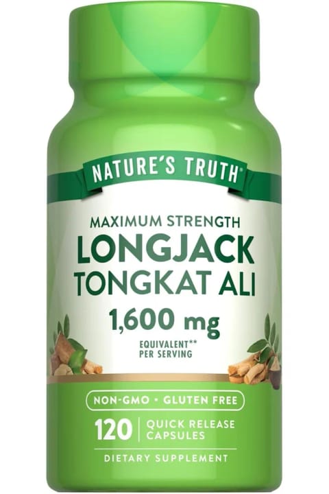 Nature's Truth Longjack Tongkat Ali | 120 کپسول | فرمول حداکثر قدرت