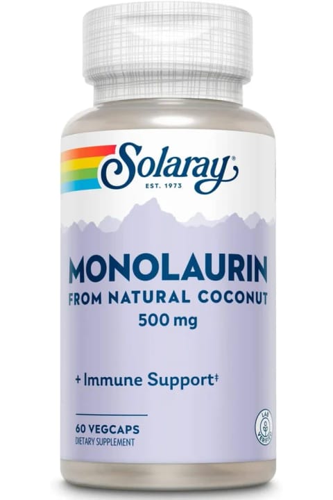 Solaray مونولورین 500 میلی‌گرم 60 کپسول گیاهی