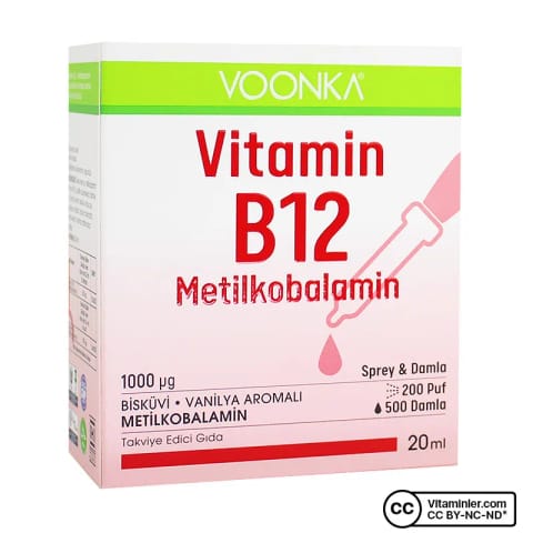 وونکا ویتامین B12 متیل کوبالامین ۲۰ میلیلیتر اسپری و قطره