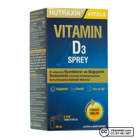 نوتراکسین ویتامین D3 1000 IU اسپری 30 میلیلیتر