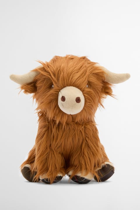 اسباب‌بازی سگ Barbour Dog Highland Cow BR11 Brown Classic