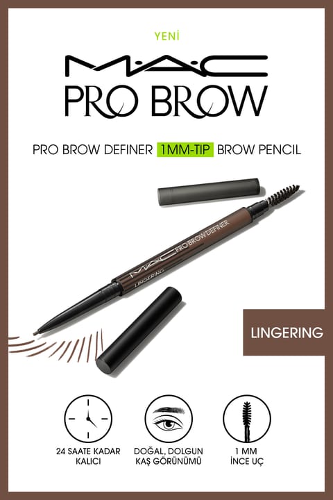مداد ابرو M.A.C Pro Brow Definer نوک 1mm - رنگ Lingering 0.3 گرم