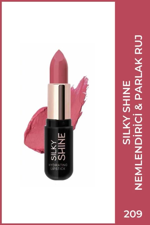 Golden Rose Silky Shine Hydrating Lipstick - رژ لب مرطوب‌کننده شماره 209