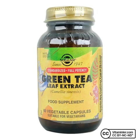 Solgar Green Tea Leaf Extract 60 کپسول