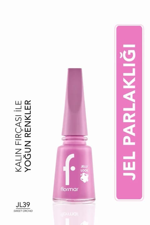 لاک ژلهای فلورمار - Jelly Look Nail Enamel Jl39 Sweet Orchid