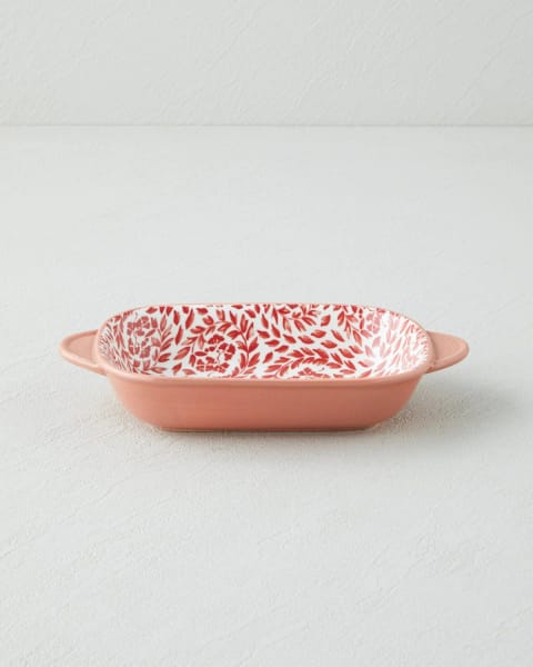 پیش‌دستی Verlune New Bone China ۲۱×۱۲ سانتی‌متر بورگوندی