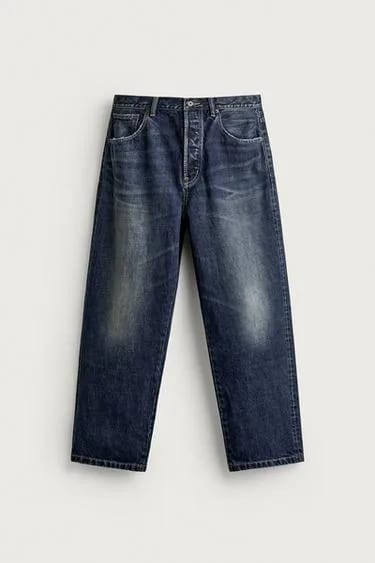 شلوار جین گشاد کراپ BAGGY CROPPED FIT