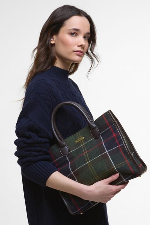 کیف دوشی Barbour Barrhill Tartan OL91 Classic Tartan