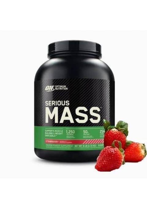 ON Optimum Nutrition Serious Mass استرابری ۶ پوندی