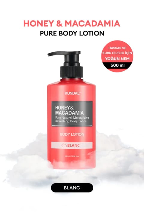 لوسیون بدن Kundal Honey & Macadamia — 500ml Blanc