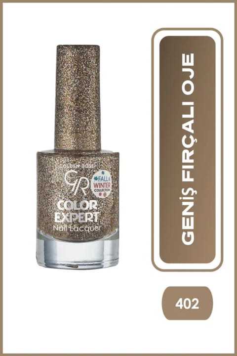 Golden Rose Color Expert Fall&Winter Collection No: 402 - لاک با برس پهن 1...