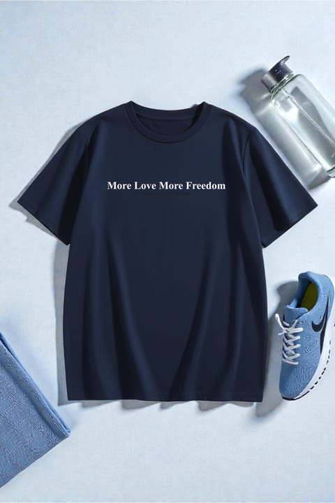 تی‌شرت طرح‌دار uyguntarz Unisex More Love More Freedom