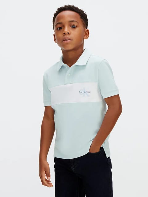 تیشرت پولو اورجینال پسرانه با لوگوی مونو Calvin Klein