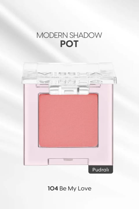 Missha سایه چشم تکی مات پودری Modern Pot (104 Be My Love)
