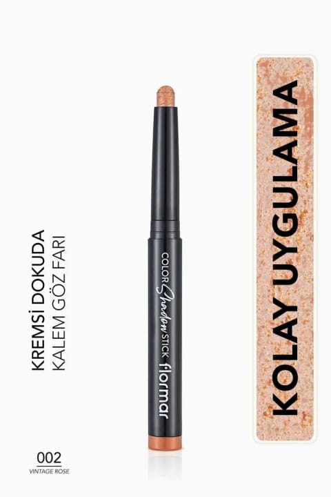 فلورمار سایه چشم مدادی براق ضدآب - Color Shadow Stick 002 Vintage Ro...