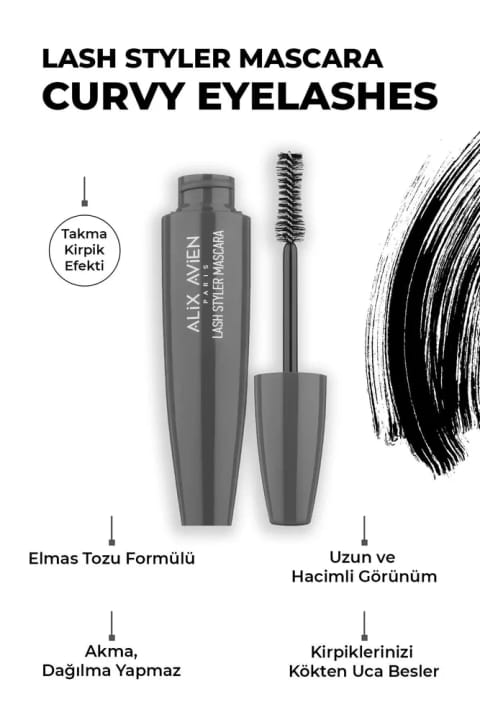 Alix Avien Lash Styler Mascara - افکت مژه مصنوعی
