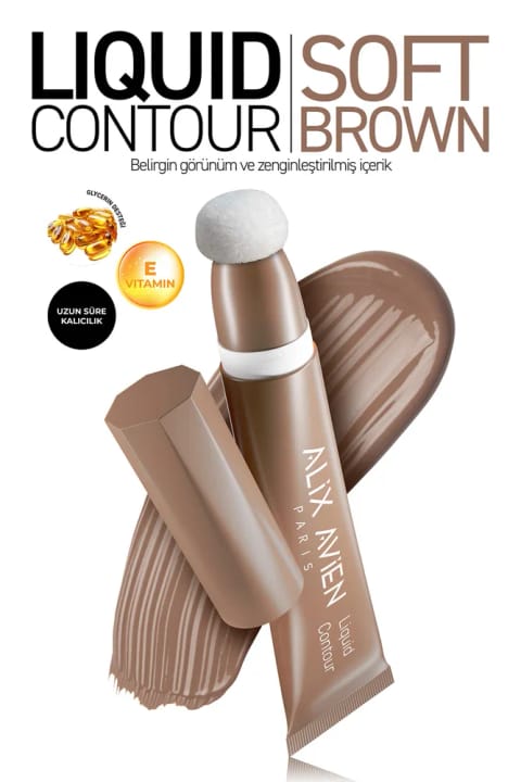 Alix Avien کانتور مایع ضد پیری مرطوبکننده با ویتامین E — 102 Soft Brown