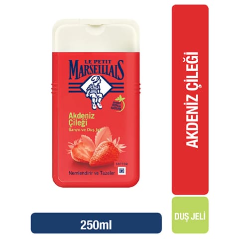 Le Petit Marseillais ژل دوش توت فرنگی ۲۵۰ میلیلیتر