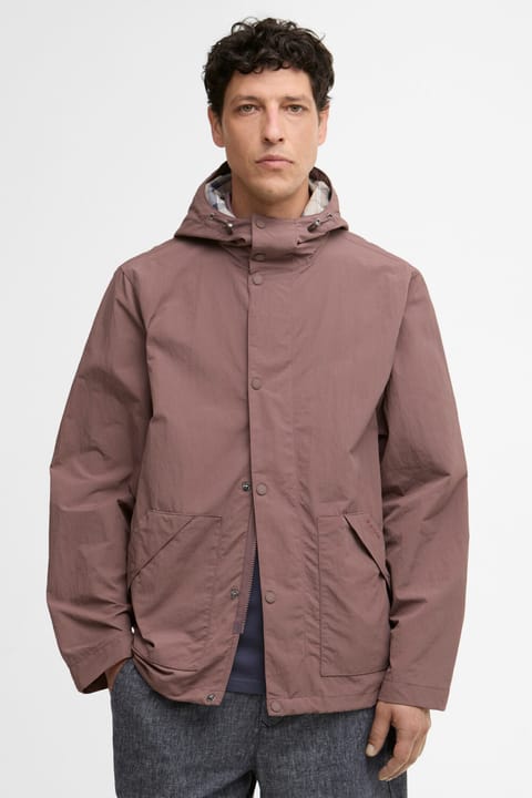 کاپشن ضدآب Barbour Baywick مدل BR31 رنگ Peppercorn