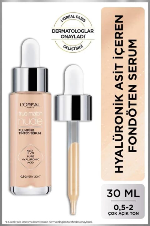 لورآل پاریس True Match Nude فونداسیون سرم 0.5-2 Very Light