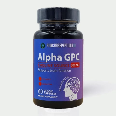 Purchasepeptideseco Alpha GPC Choline 300 mg 60 Caps