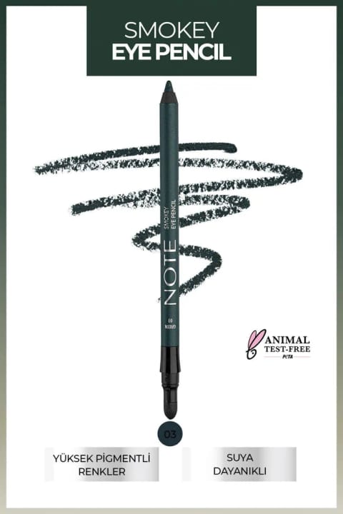 مداد چشم ضدآب Smokey Eye Pencil NOTE با اپلیکاتور - 03