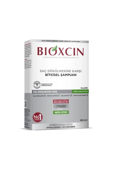 Bioxcin شامپو کلاسیک موی چرب ۳۰۰ میلیلیتر