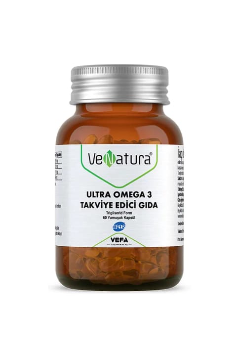 VeNatura Ultra Omega 3 مکمل غذایی 60 کپسول نرم