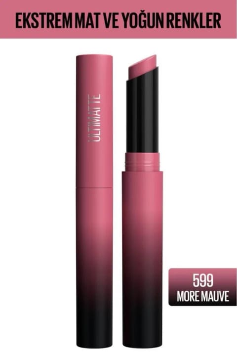 Maybelline New York Color Sensational Ultimatte Mat Ruj - 599 More Mauve (صورتی)