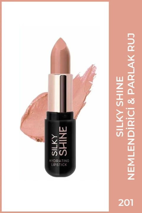 Golden Rose Silky Shine Hydrating Lipstick - رژ لب مرطوبکننده شماره 201