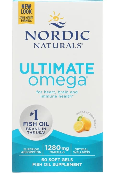 Nordic Naturals Ultimate Omega 3 وارداتی 1280 mg 60 سافتژل امریکایی DaphneLabs