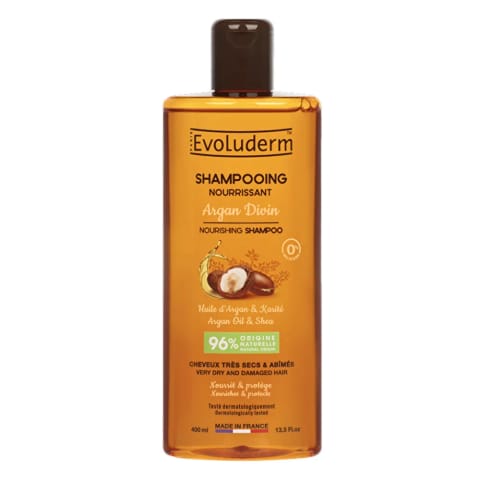 Evoluderm شامپو مغذی آرگان 400 میلیلیتر
