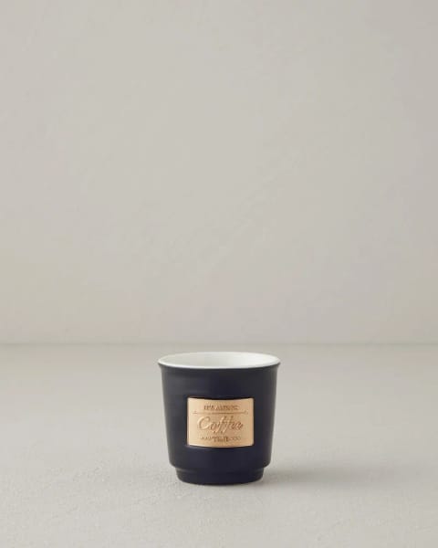 فنجان اسپرسو Goldy New Bone China 90 ml مشکی-طلایی