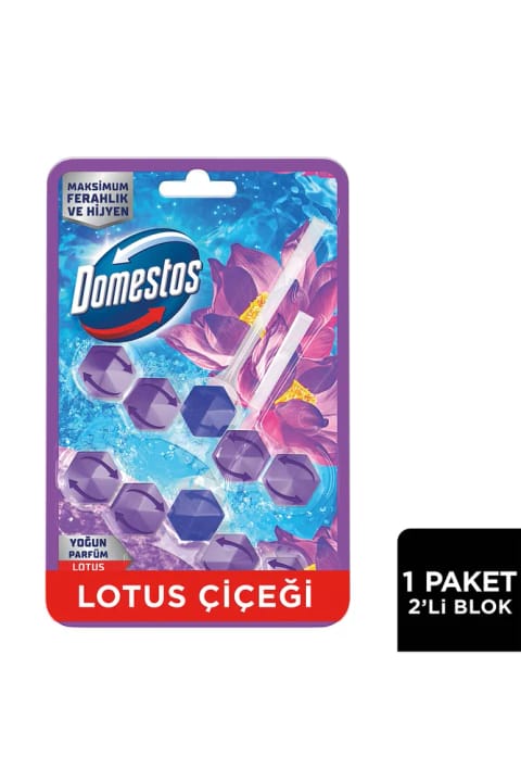 Domestos لوازم توالت فرنگی گل نیلوفر 100 گرمی x1